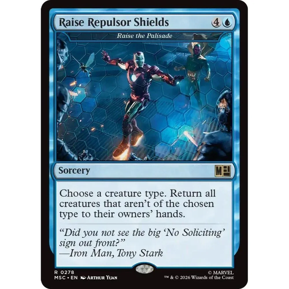 Raise Repulsor Shields - Raise the Palisade | MSC | 278 | NM/Rare | 033-MSC-R